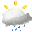 Forecast: Changeable, some precipitation Forecast icon #16