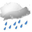 Forecast: Occasional precipitation, worsening Forecast icon #21