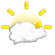Forecast: Fine, becoming less settled Forecast icon #4
