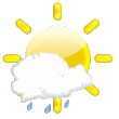 Forecast: Fine, possible showers Forecast icon #5