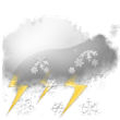 Forecast: Precipitation, very unsettled Forecast icon #24