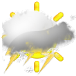 Forecast: Stormy, may improve Forecast icon #25