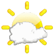 Forecast: Fine, becoming less settled Forecast icon #4