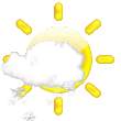 Forecast: Fine, possible showers Forecast icon #5