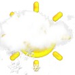 Forecast: Showery early, improving Forecast icon #9